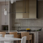 Kitchen view modern style with a kitchen island and seating 3013 Blue Cypress Lane