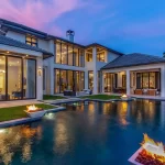 Pool view image of a house that is managed by TR property management in Wellington FL