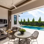 3048 Blue Cypress Lane living room to patio doors render view 1