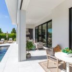 3096 blue Cypress exterior kitchen patio and pool view 2