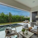 3096 blue Cypress exterior patio kitchen view