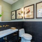 3096 blue Cypress half bathroom