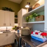 3096 blue Cypress laundry room