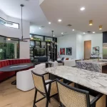 Kitchen and living room